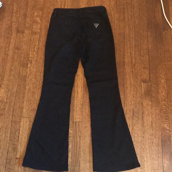 GUESS Mid Rise Authentic Flare Black Jeans - Picture 4 of 6